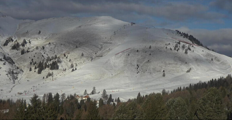 Webcam Bellamonte-Alpe Lusia - Pista direttissima Le Cune