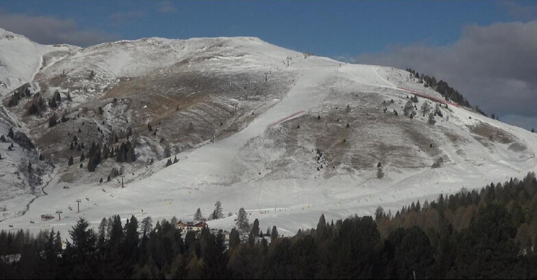 Webcam Bellamonte-Alpe Lusia - Pista direttissima Le Cune
