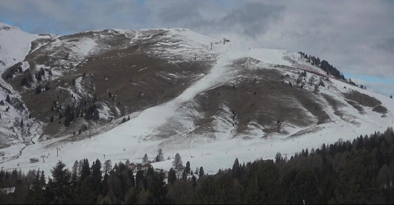 Webcam Bellamonte-Alpe Lusia  - Pista direttissima Le Cune