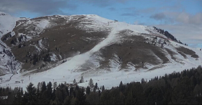 Webcam Bellamonte-Alpe Lusia  - Pista direttissima Le Cune