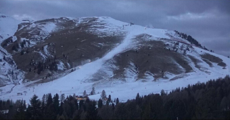 Webcam Bellamonte-Alpe Lusia  - Pista direttissima Le Cune