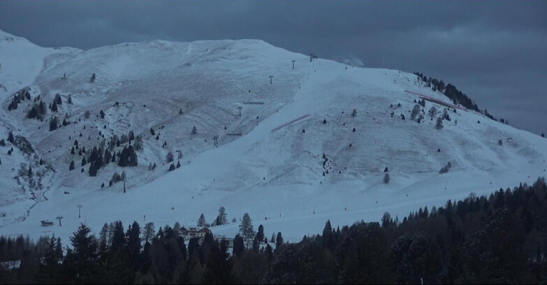 Webcam Bellamonte-Alpe Lusia - Pista direttissima Le Cune