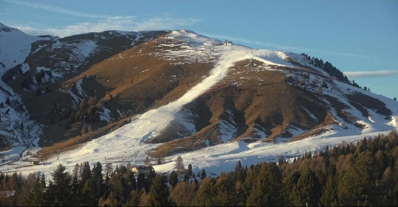 Webcam Bellamonte-Alpe Lusia  - Pista direttissima Le Cune