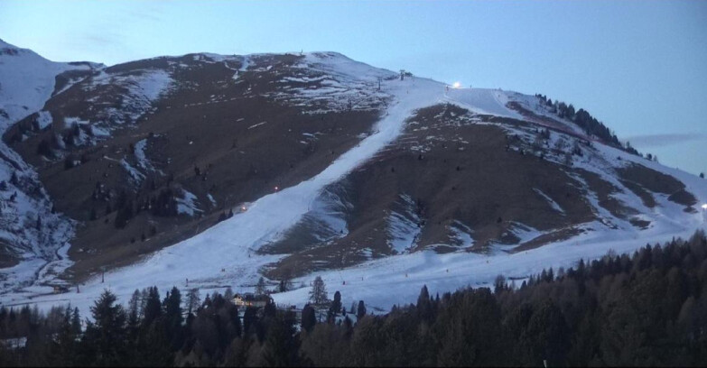 Webcam Bellamonte-Alpe Lusia  - Pista direttissima Le Cune