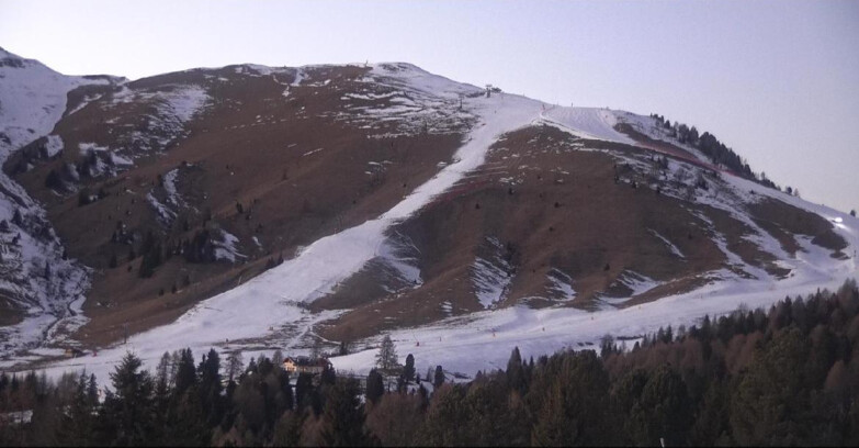 Webcam Bellamonte-Alpe Lusia - Pista direttissima Le Cune
