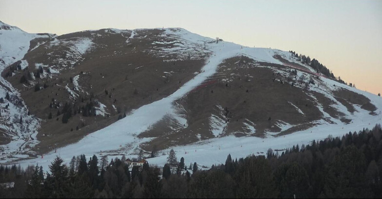 Webcam Bellamonte-Alpe Lusia - Pista direttissima Le Cune