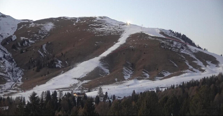 Webcam Bellamonte-Alpe Lusia - Pista direttissima Le Cune