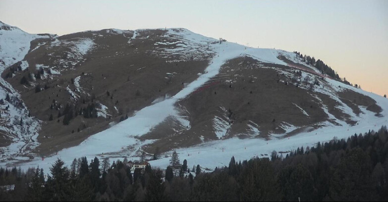 Webcam Bellamonte-Alpe Lusia - Pista direttissima Le Cune