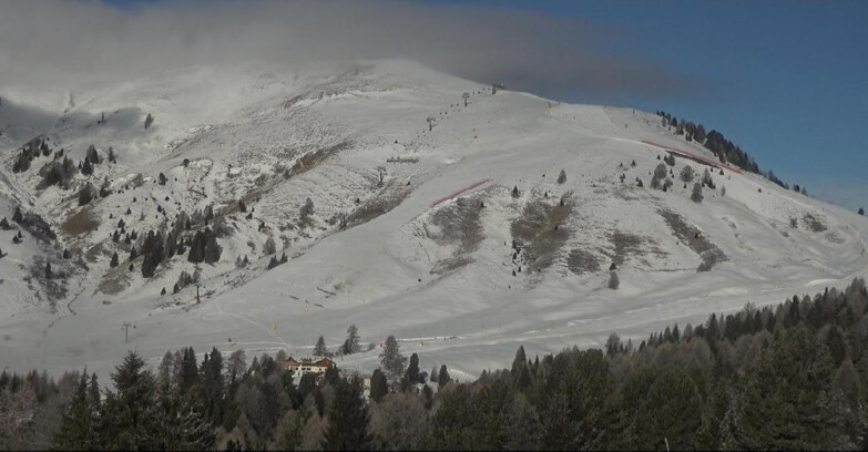 Webcam Bellamonte-Alpe Lusia - Pista direttissima Le Cune
