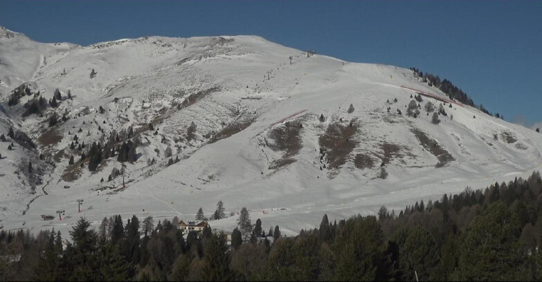 Webcam Bellamonte-Alpe Lusia - Pista direttissima Le Cune