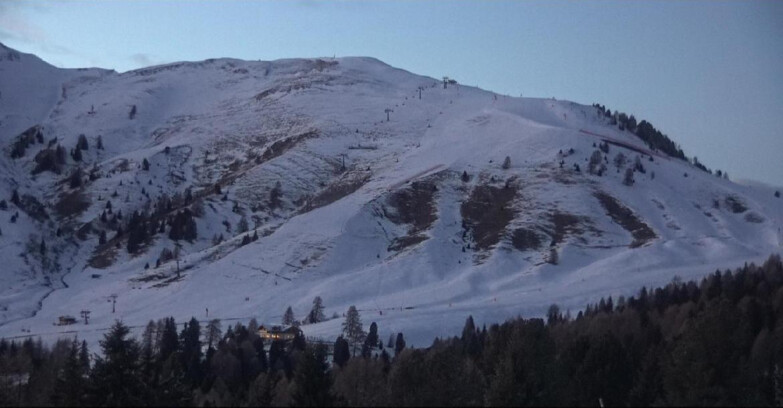Webcam Bellamonte-Alpe Lusia - Pista direttissima Le Cune