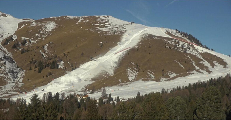 Webcam Bellamonte-Alpe Lusia  - Pista direttissima Le Cune