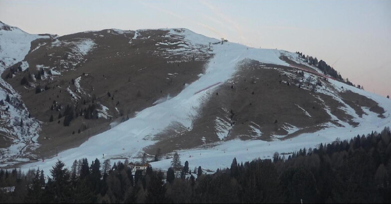 Webcam Bellamonte-Alpe Lusia  - Pista direttissima Le Cune