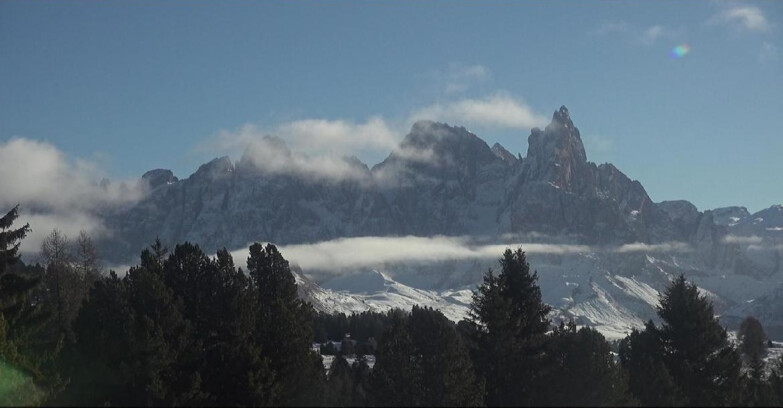 Webcam Bellamonte-Alpe Lusia - Pale di San Martino