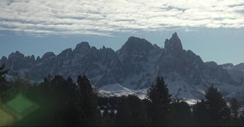 Webcam Bellamonte-Alpe Lusia - Pale di San Martino