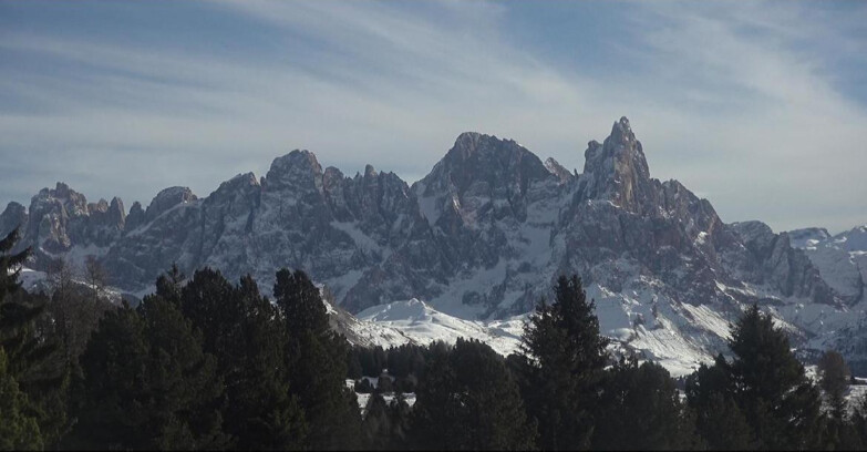 Webcam Bellamonte-Alpe Lusia - Pale di San Martino