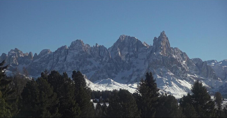 Webcam Bellamonte-Alpe Lusia - Pale di San Martino