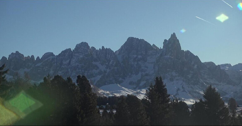 Webcam Bellamonte-Alpe Lusia  - Palagruppe