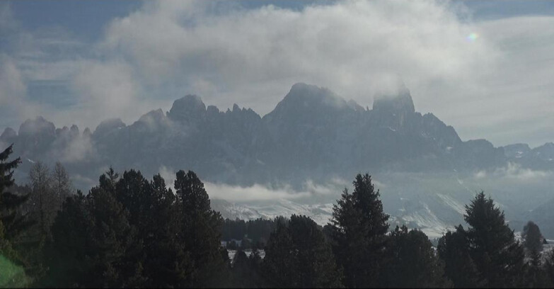 Webcam Bellamonte-Alpe Lusia  - Pale di San Martino
