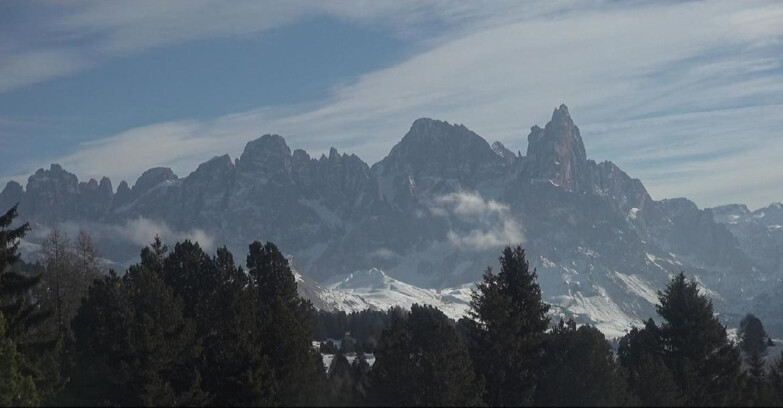 Webcam Bellamonte-Alpe Lusia  - Pale di San Martino