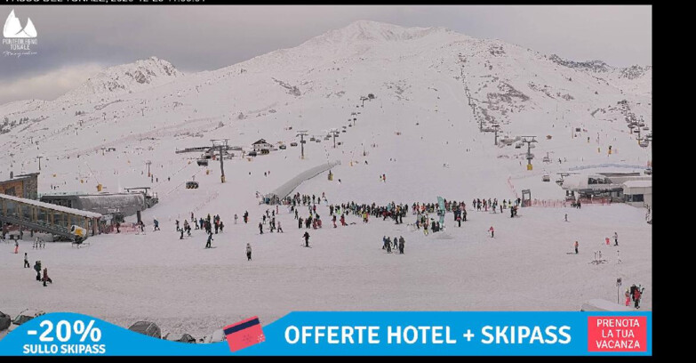 Webcam Ponte di legno-Tonale - Webcam Passo Tonale Live: Meteo, Neve e Condizioni Piste in Tempo Reale