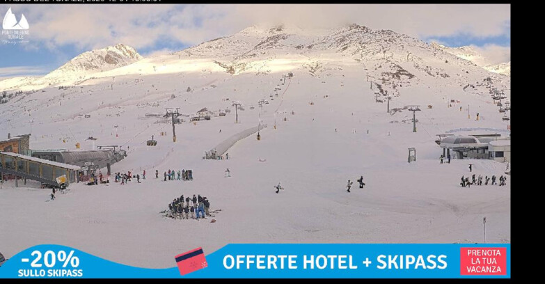 Webcam Ponte di legno-Tonale - Webcam Passo Tonale Live: Meteo, Neve e Condizioni Piste in Tempo Reale