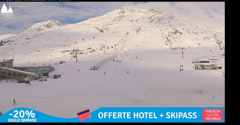 Webcam Ponte di legno-Tonale - Webcam Passo Tonale Live: Meteo, Neve e Condizioni Piste in Tempo Reale