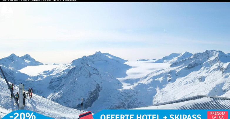 Webcam Ghiacciaio Presena - Presena Tonale