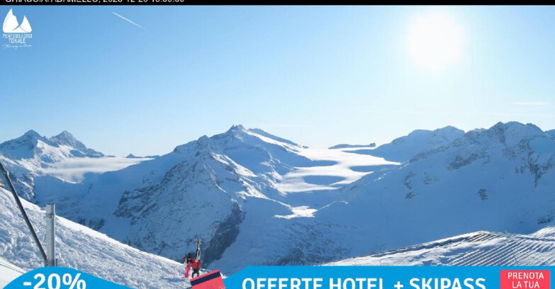 Webcam Gletscher Presena - Presena Gletscher - Tonale