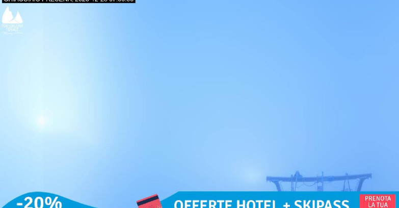 Webcam Ледник Презена  - Pista Paradiso - Presena Tonale