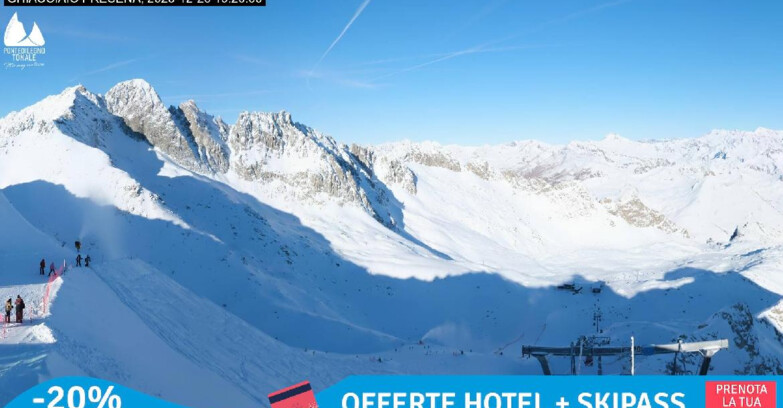 Webcam Gletscher Presena - Pista Paradiso - Presena Tonale