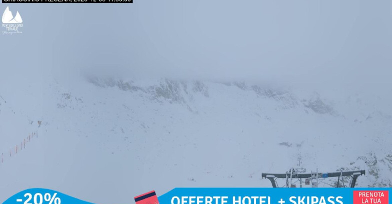 Webcam Gletscher Presena - Pista Paradiso - Presena Tonale