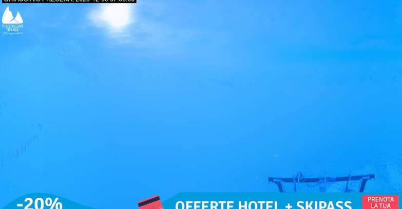 Webcam Ghiacciaio Presena - Veduta Pista Paradiso - Presena Tonale