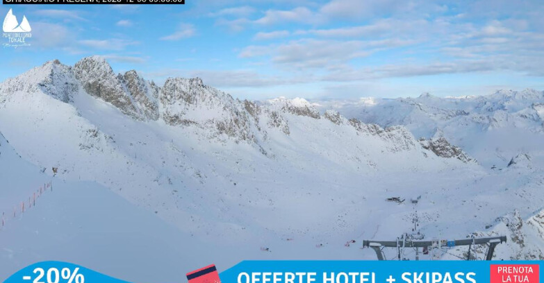 Webcam Ледник Презена  - Pista Paradiso - Presena Tonale