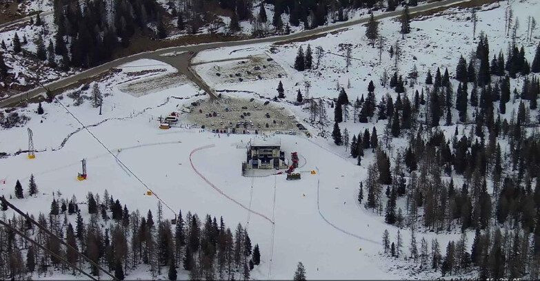 Webcam Passo San Pellegrino-Falcade  - Panorama N-E