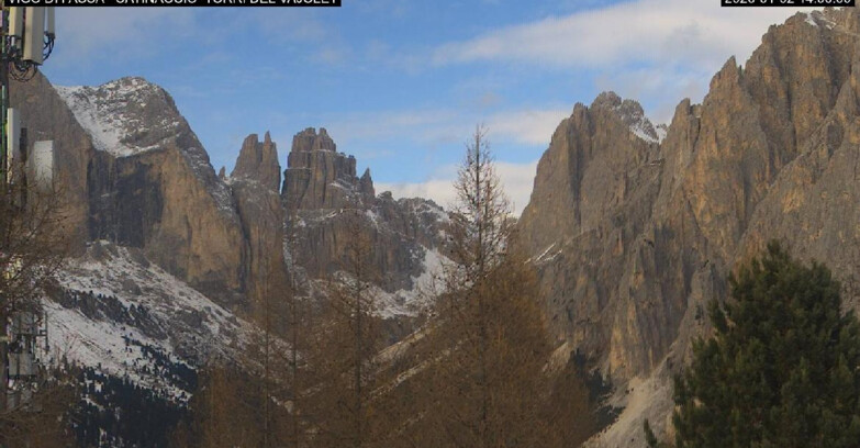 Webcam Vigo di Fassa-Pera-Ciampedìe - Vigo di Fassa - Gardeccia - Torri del Vajolet