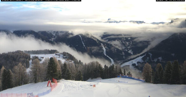 Webcam Vigo di Fassa-Pera-Ciampedìe - Vigo di Fassa - Ciampedie e Pozza Buffaure