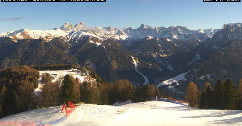 Webcam Vigo di Fassa-Pera-Ciampedìe - Vigo di Fassa - Ciampedie e Pozza Buffaure