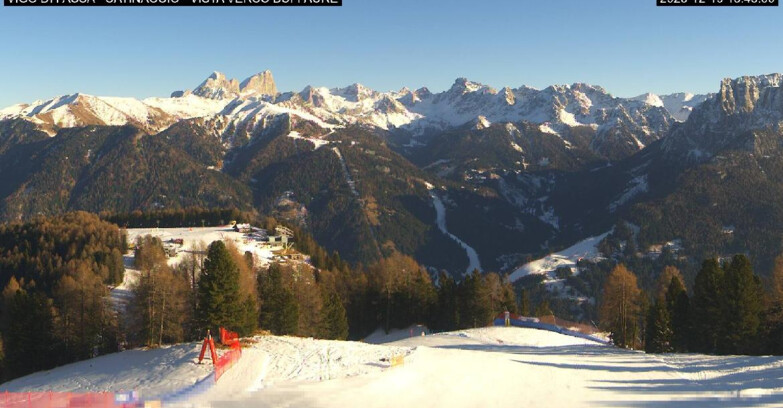 Webcam Vigo di Fassa-Pera-Ciampedìe - Vigo di Fassa - Ciampedie e Pozza Buffaure