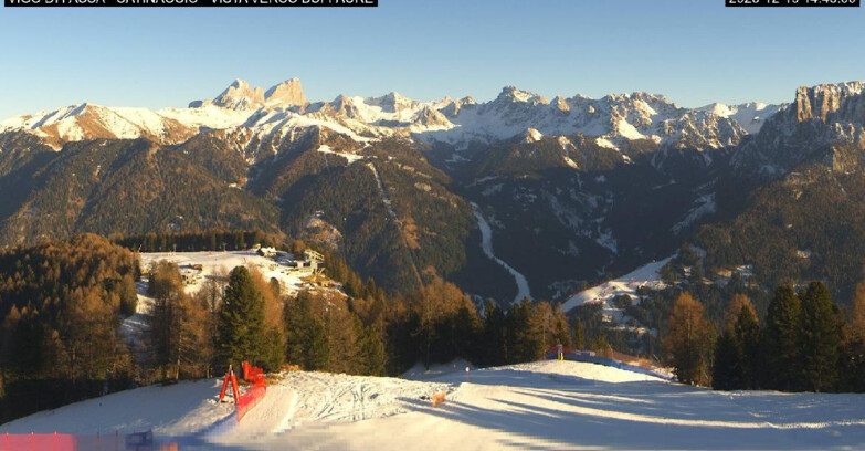 Webcam Vigo di Fassa-Pera-Ciampedìe - Vigo di Fassa - Ciampedie e Pozza Buffaure