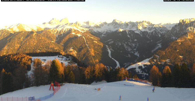 Webcam Vigo di Fassa-Pera-Ciampedìe - Vigo di Fassa - Ciampedie e Pozza Buffaure