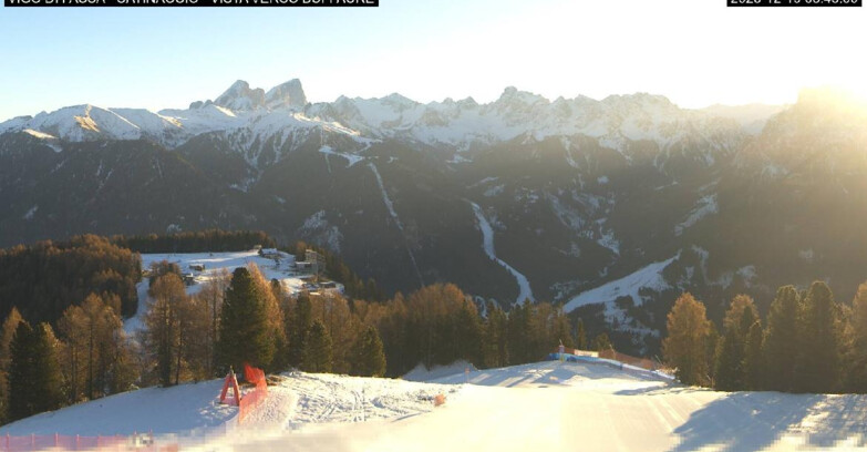Webcam Vigo di Fassa-Pera-Ciampedìe - Vigo di Fassa - Ciampedie e Pozza Buffaure
