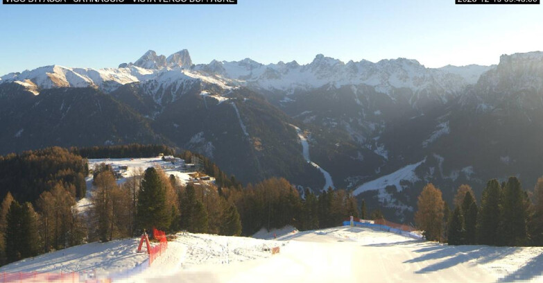 Webcam Vigo di Fassa-Pera-Ciampedìe - Vigo di Fassa - Ciampedie e Pozza Buffaure