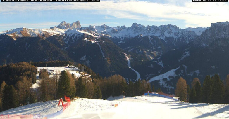 Webcam Vigo di Fassa-Pera-Ciampedìe - Vigo di Fassa - Ciampedie e Pozza Buffaure