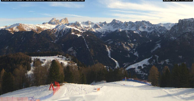 Webcam Vigo di Fassa-Pera-Ciampedìe - Vigo di Fassa - Ciampedie e Pozza Buffaure