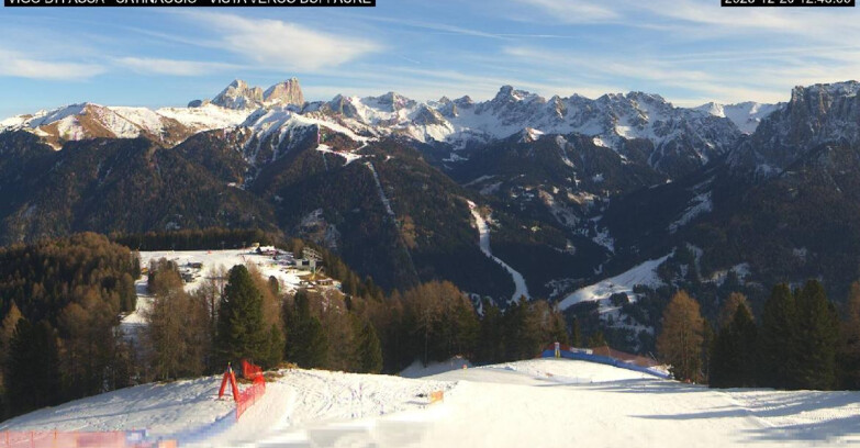 Webcam Vigo di Fassa-Pera-Ciampedìe - Vigo di Fassa - Ciampedie e Pozza Buffaure