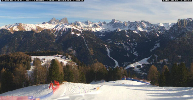 Webcam Vigo di Fassa-Pera-Ciampedìe - Vigo di Fassa - Ciampedie e Pozza Buffaure