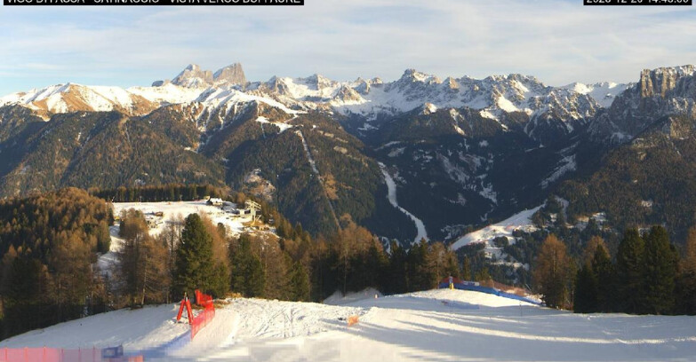 Webcam Vigo di Fassa-Pera-Ciampedìe - Vigo di Fassa - Ciampedie e Pozza Buffaure