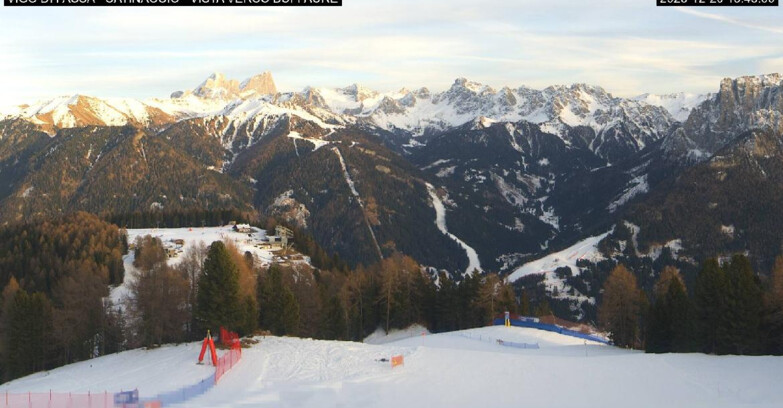 Webcam Vigo di Fassa-Pera-Ciampedìe - Vigo di Fassa - Ciampedie e Pozza Buffaure