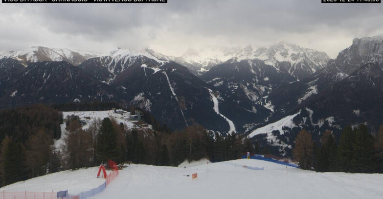 Webcam Vigo di Fassa-Pera-Ciampedìe - Vigo di Fassa - Ciampedie e Pozza Buffaure